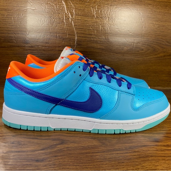 Nike Other - Nike Dunk Low SE 10 1/2 Baltic Blue Orange